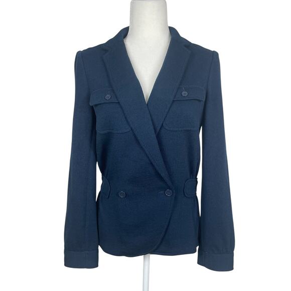 Banana Republic Jackets & Blazers - Banana Republic 100% Wool Blazer Jacket Classic Preppy Retro Blue Size Medium